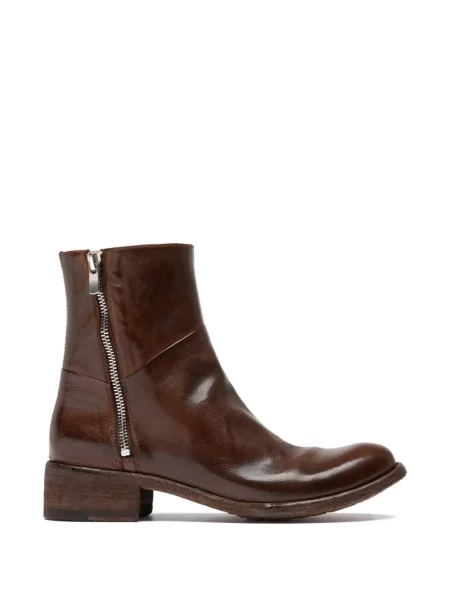 Botine Officine Creative din piele maro
