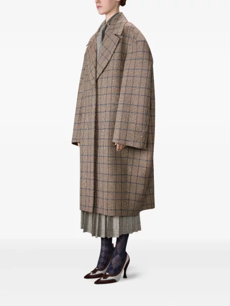 Palton Thom Browne din tweed