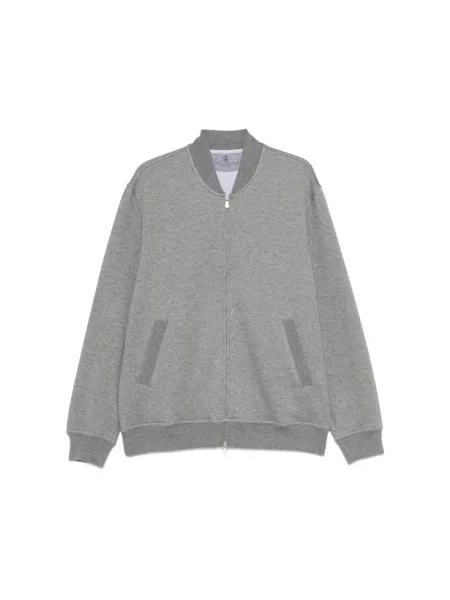 Bluza rozpinana Brunello Cucinelli szara