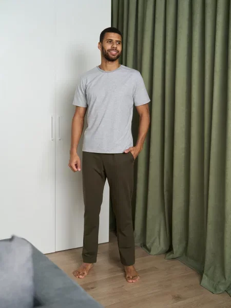 HANDY WEAR Cotton Basic Домашній костюм Бавовна/еластан хакі