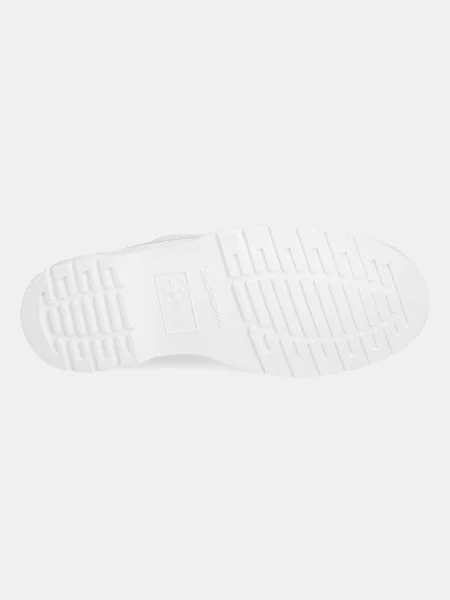 Кожаные мокасины Mm6 Maison Margiela на платформе белые