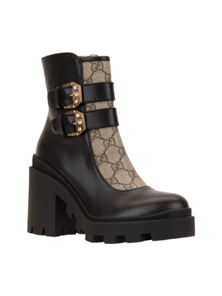 Botki Gucci skórzane