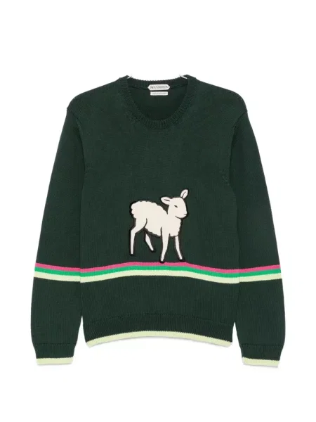 Bouclé pulover Jw Anderson verde