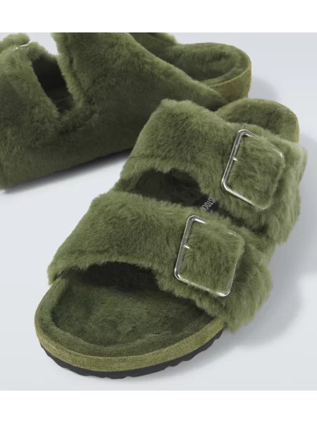 Semišové sandále Birkenstock 1774 zelená