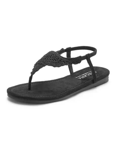 LASCANA Flip-flops negru