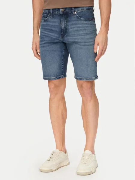BOSS Jeans kratke hlače Re.Maine Modra bela