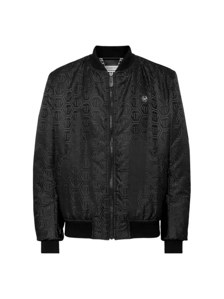 Kurtka bomber Philipp Plein czarny