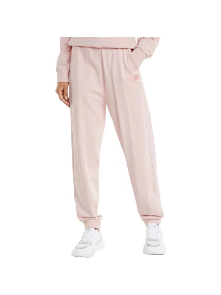 Spodnie Puma Her High Waist Pants Tr Cl różowe