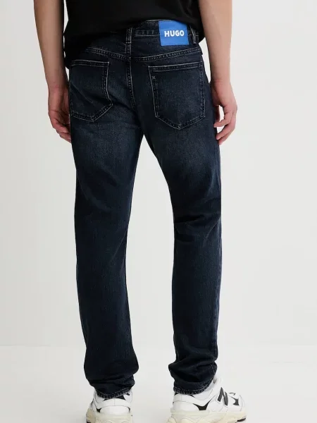 HUGO Blugi Ash Bleumarin albastru