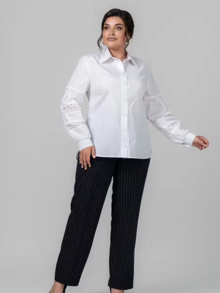 Сорочка All Posa бавовна/поліестер білий