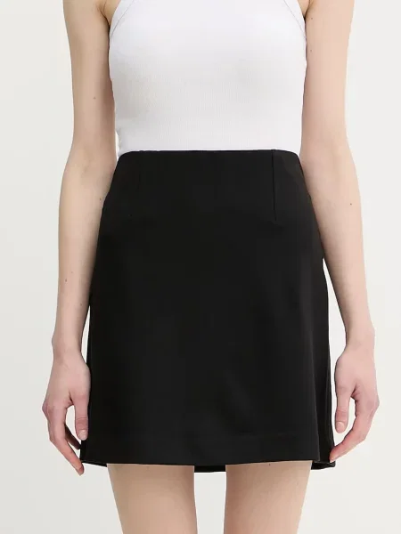 Calvin Klein Jeans spódnica mini ołówkowa czarny