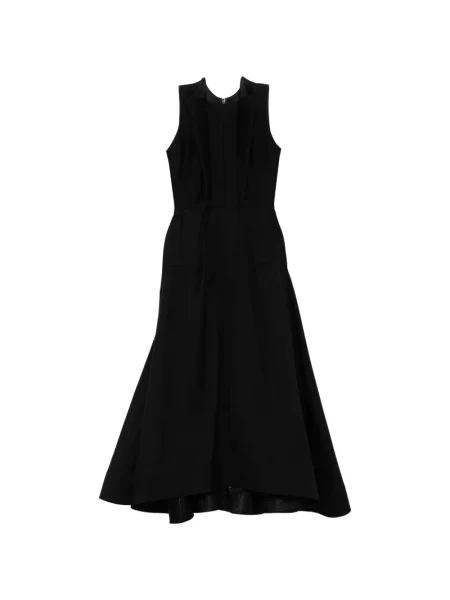 Rochie midi Maticevski până la genunchi de costum negru