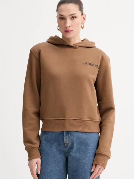 La Mania hanorac cu glugă pentru femei LIO maro