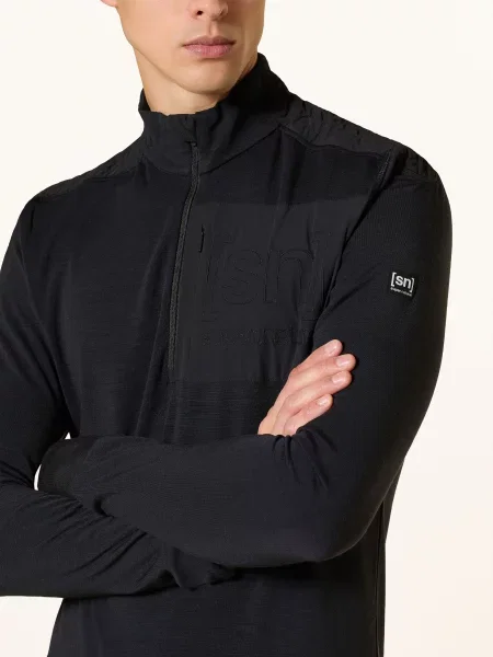 Svetr Super.natural z merino vlny černý
