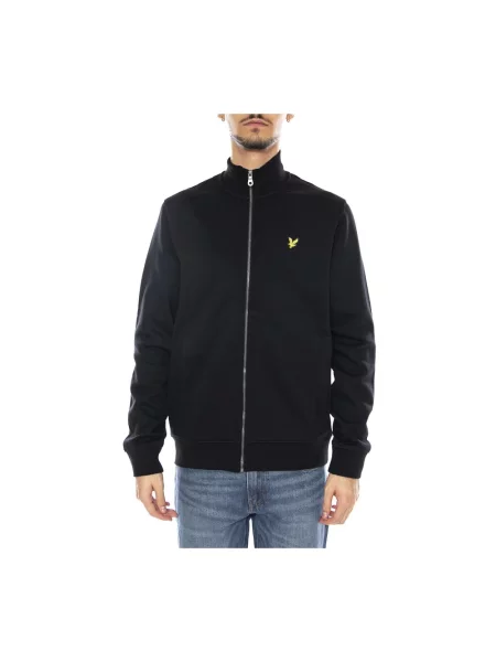 Bluza rozpinana Lyle & Scott czarna