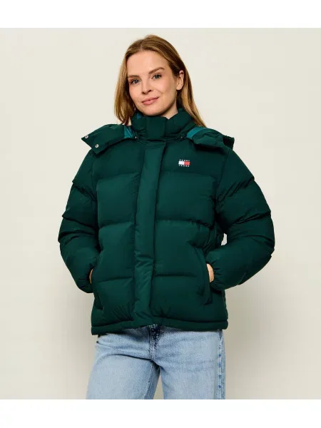 Tommy Jeans Geacă de puf Alaska verde