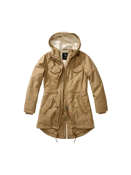 Parka dla kobiet Brandit Marsh Lake beżowa