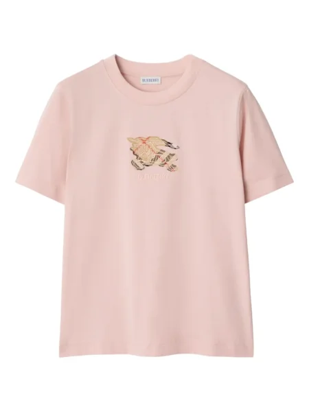 Tricou Burberry în carouri roz