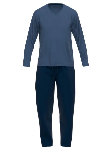 CECEBA Dolga pižama marine / mornarska