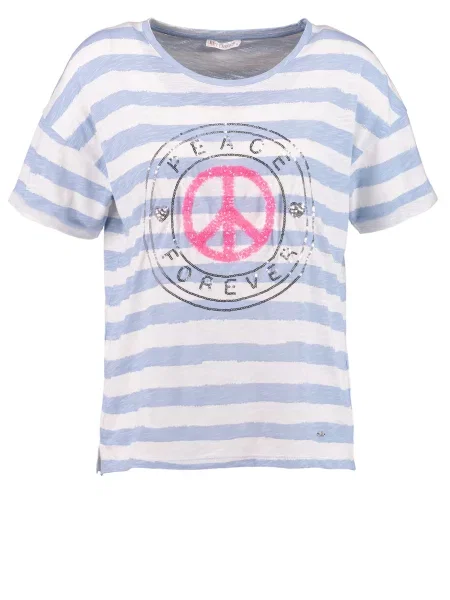 Key Largo Tricou Symbol pastel / deschis albastru