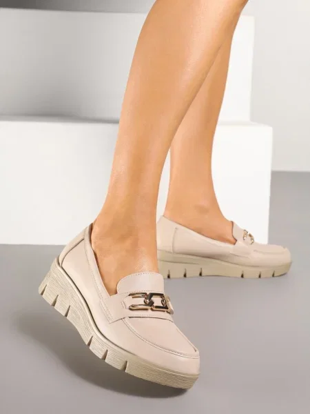 Mocasini Cariella bej