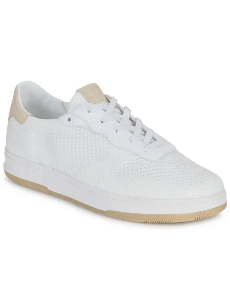 Pantofi Clae tricotate alb
