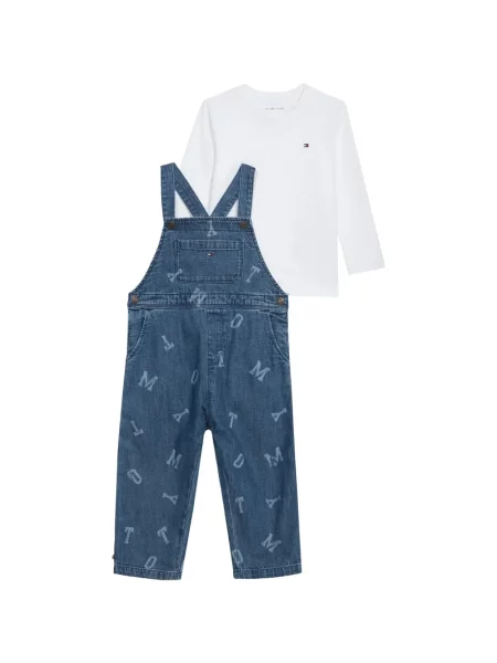 Dětské tričko Tommy Hilfiger modré