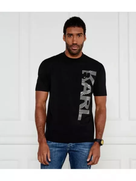 KARL LAGERFELD Póló Regular Fit fekete