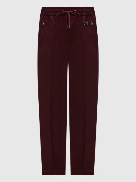 Штани з логотипом Dolce&gabbana бордові