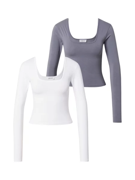 STUDIO SELECT Tricou gri grafit alb