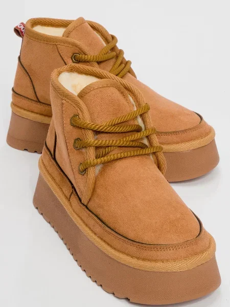 Cizme scurte Luvishoes maro