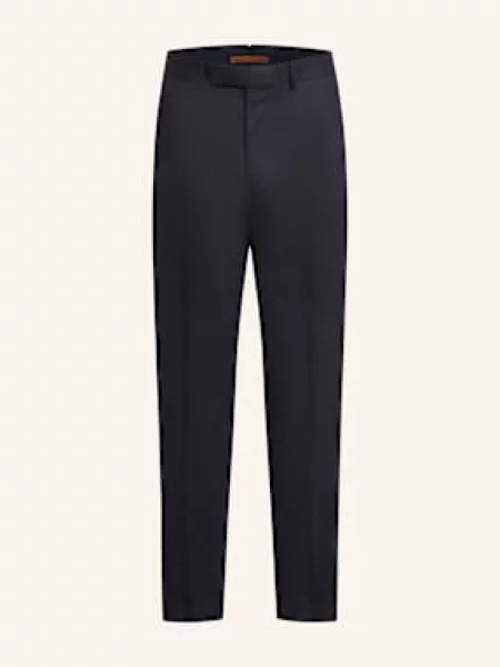 Zegna Chino Kalhoty Slim Fit tmavě modrá