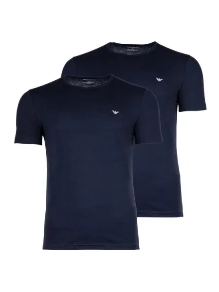 Emporio Armani Underwear 2 póló készlet Sötétkék Regular Fit kék
