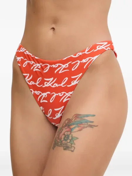 Bikini Karl Lagerfeld cu imagine portocaliu