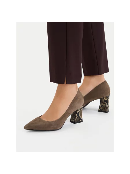 Pantofi pumps Tamaris bej