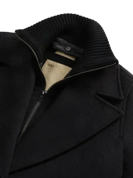 Palton Woolrich de lână negru