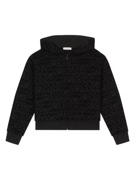 Bluza z kapturem dziecięca Dolce And Gabbana czarna