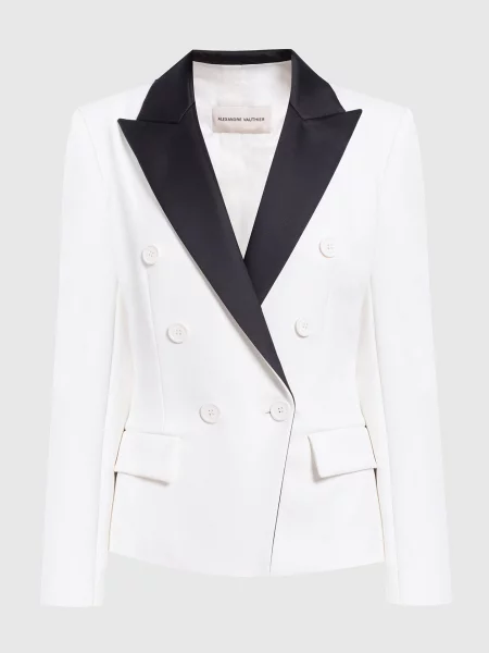 Двобортний жакет Alexandre Vauthier білий