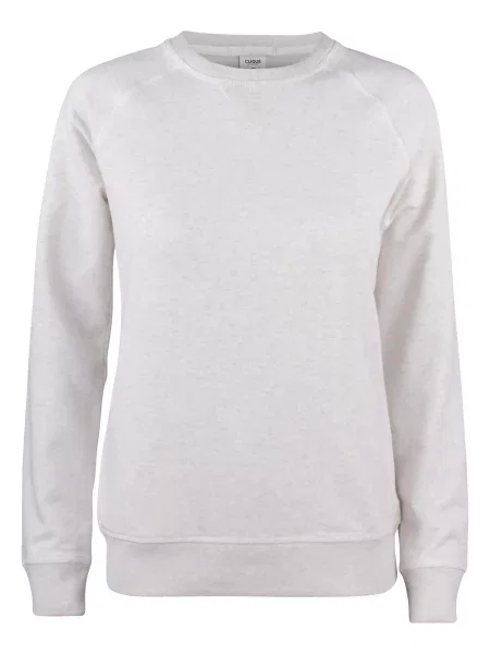 Clique Premium OC Roundneck bluza z bawełny organicznej – nature szara