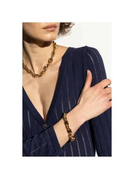 Tory Burch bransoletka Gemini Link żółta