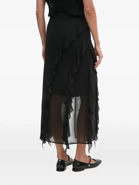 Fustă midi Sisley negru