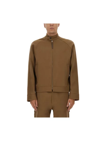 Kurtka bomber Moschino brązowy