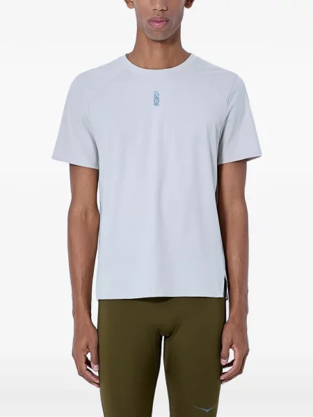 Tricou Hoka cu imagine gri