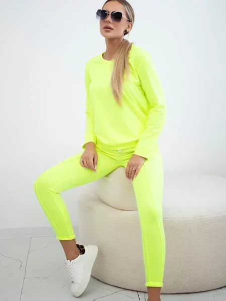 Komplet dresowy Kesi żółty