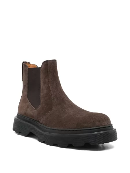 Botine Tod's din piele de căprioară maro