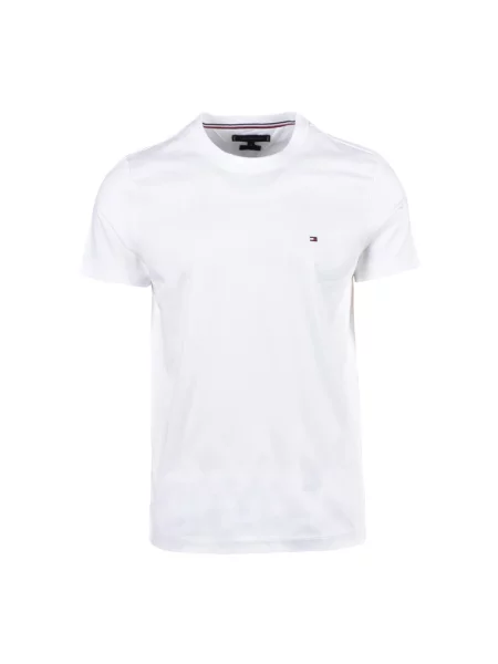 T-shirt z wyhaftowanym logo Tommy Hilfiger biała