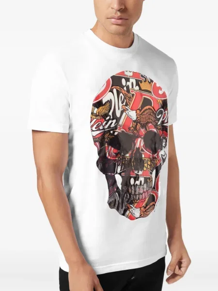 Tricou Philipp Plein alb