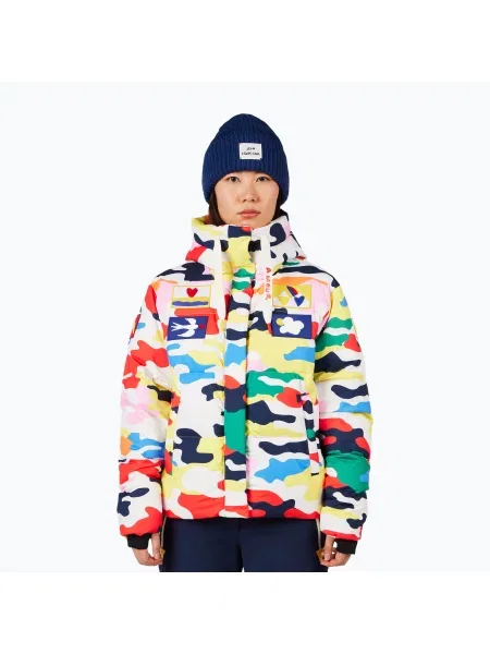 Geacă de schi pentru femei Rossignol JCC Allsnow Down JCC camo print