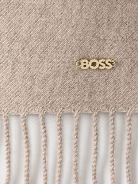 BOSS fular de damă din lână bej