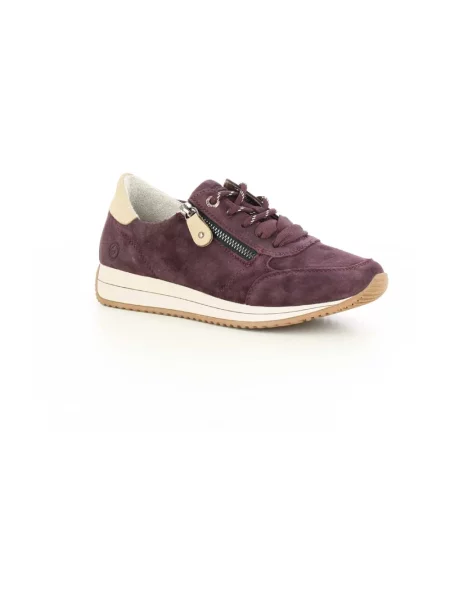 Sneakersy Remonte skórzane fioletowe